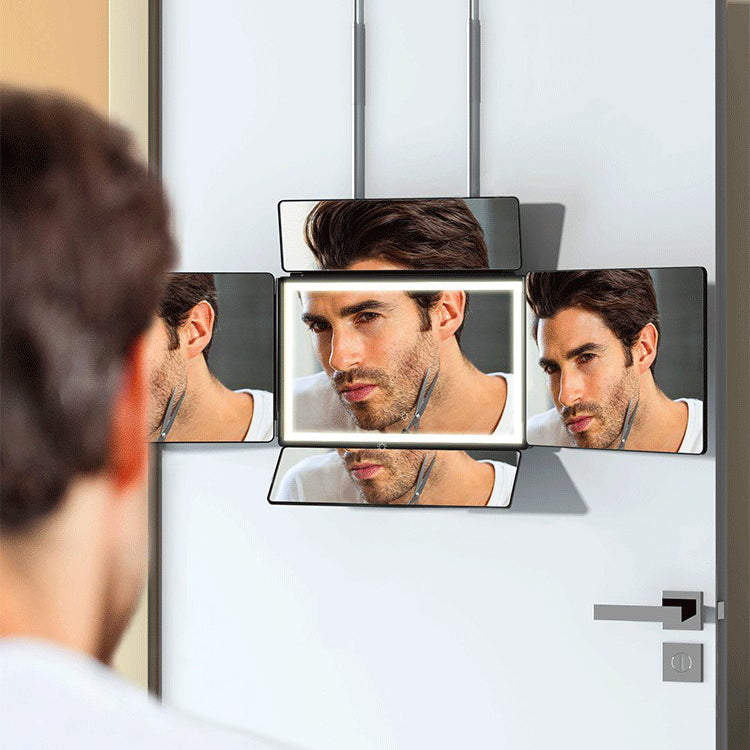 92LED Portable Folding Five-sided LED Makeup Mirror Dimmable LED Light Hairdressing Mirror 92LED Portable Folding Five-sided LED Makeup Mirror Dimmable LED Light Hairdressing Mirror